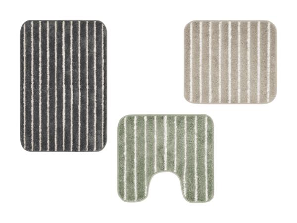 Set de tapis de salle de bain, 2 pièces