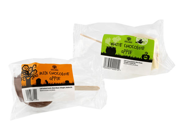 Chocolate Apples Milk and White Each