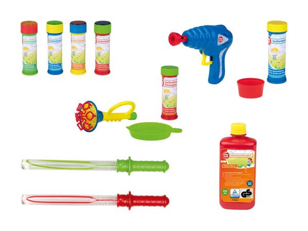 Assortiment d'articles pour bulles de savon