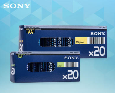 SONY Batterien Megapack