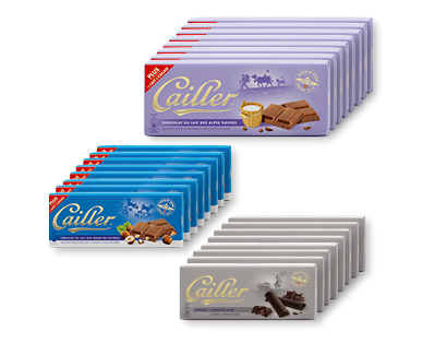Tablettes de chocolat CAILLER(R)