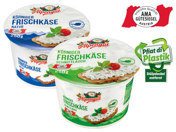 Körniger Frischkäse