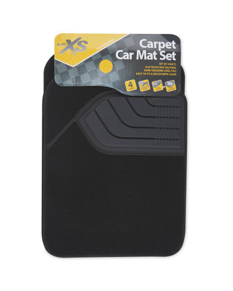 4 Piece Premium Carpet Car Mats