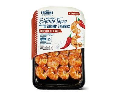 Fremont Fish Market 
 Wild Caught Argentine Shrimp Skewers