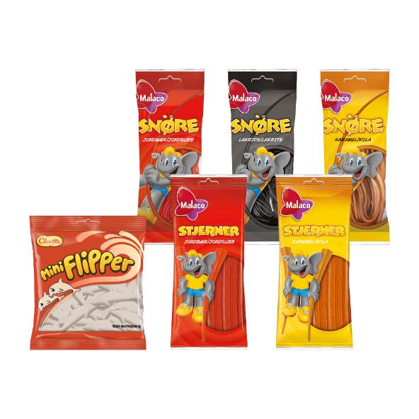 MALACO Stjerner, Snøre eller Mini Flipper