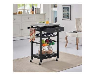 SOHL Furniture Kitchen Island with Granite Top