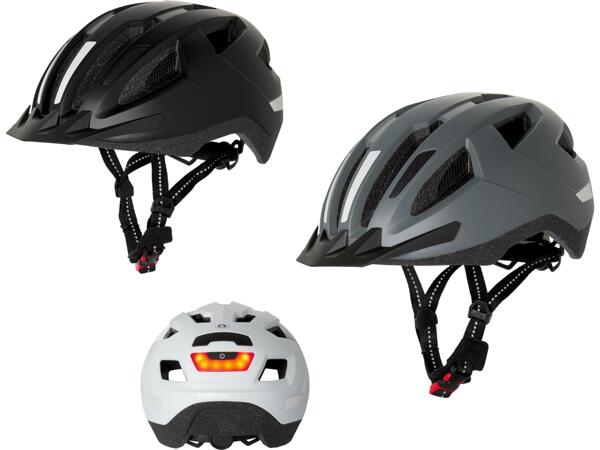 Cykelhjälm med bakljus