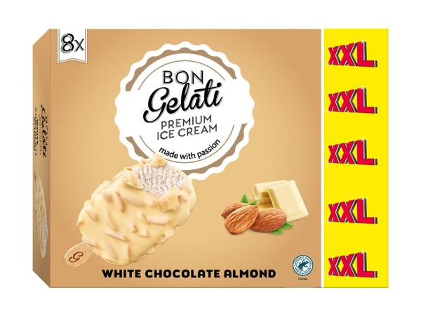 XXL White Almond Chocolate Ice Cream Cream