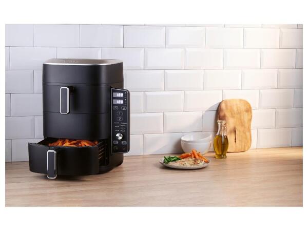 Dvouzónová horkovzdušná fritéza SHFDV 2470 A1, 2x 4,75 l