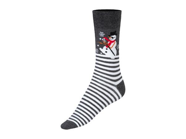 Livergy Men's Christmas Socks - 3 Pairs