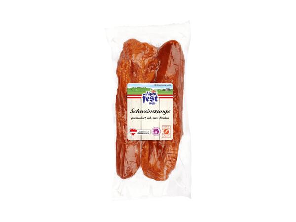 Schweinszunge geräuchert