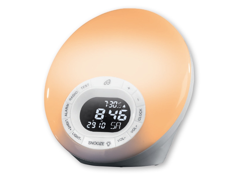 AURIOL ERNESTO Wake-Up Light Radio Alarm Clock
