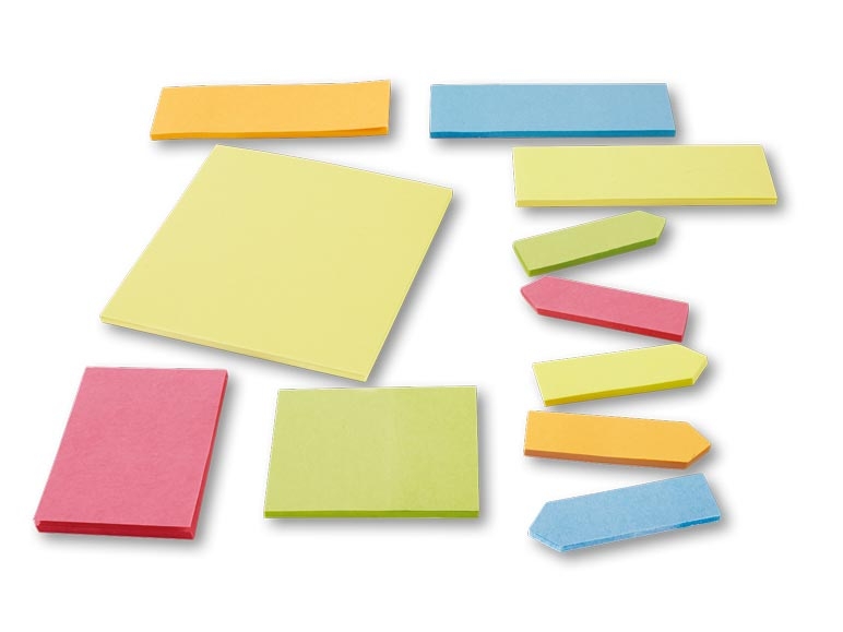Blocs-notes adhésifs, 11 pièces