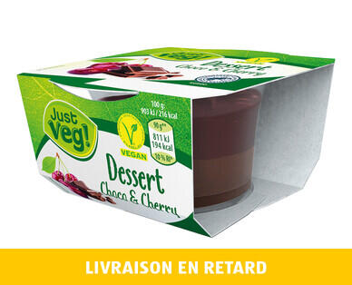 JUST VEG! 
 DESSERT VÉGAN CHOCO-CHERRY