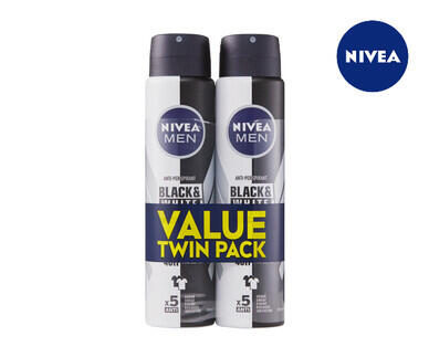 Nivea Invisible Black & White APD 2 x 150g/151g