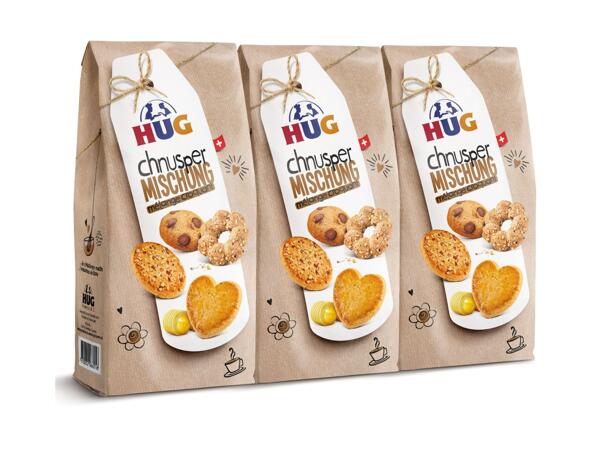Mélange croquant HUG, pack de trois