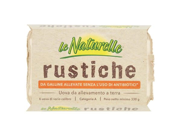 "Rustiche" 6 Barn Eggs Antibiotic-free
