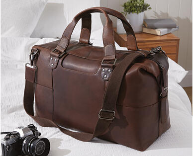 Leather Overnight Bag