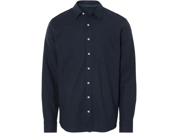 Men's linen-blend shirt