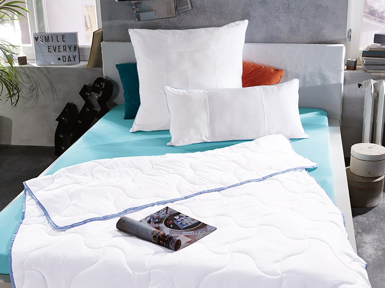 MERADISO 3.7 Tog Microfibre Feran Ice & Cyclafill Single Duvet