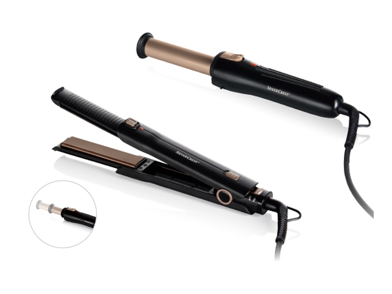 SILVERCREST PERSONAL CARE Travel Curling Iron/ Travel Hair Straightener