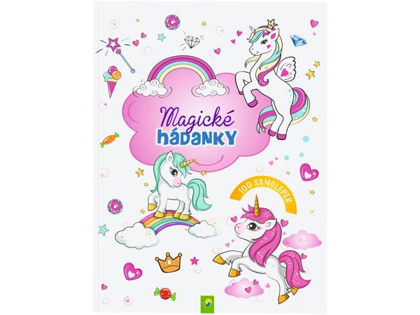 Kniha samolepek/hádanek