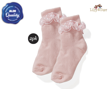 GIRLS PARTY SOCKS 2PK