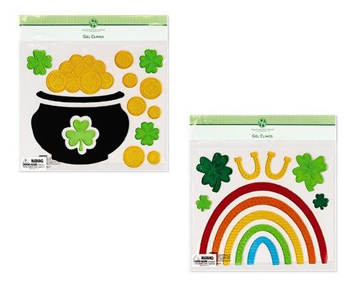 Huntington Home 
 St. Patrick's Day Gel Clings