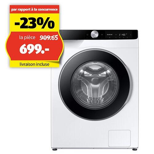 SAMSUNG Lave-linge WW6400, 9 kg, WW90DG6U85LKU5, Carved black
