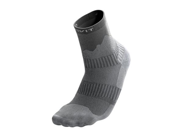 CRIVIT Adults' Grey & Black Outdoor Socks - 2 Pairs