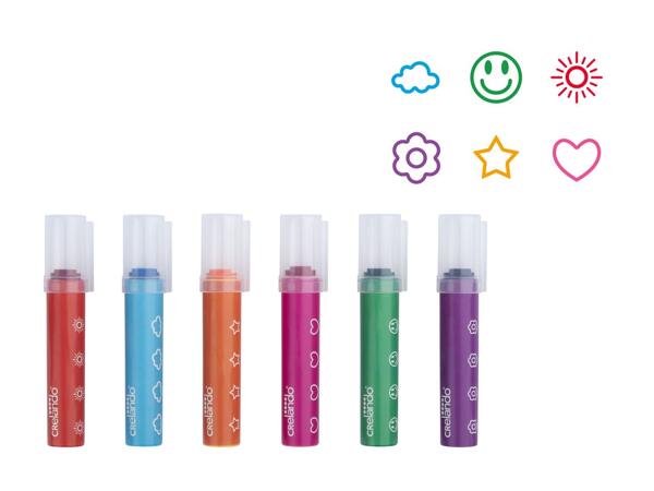 Set de stylos-tampons, 6 pcs.