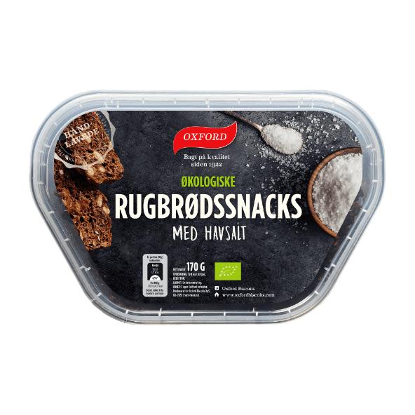 Økologiske rugbrødssnacks