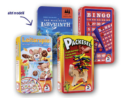 Giochi estivi in scatola di metallo SCHMIDT