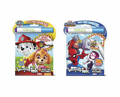 Bendon Magic Ink or Mess-Free Games Coloring Pad