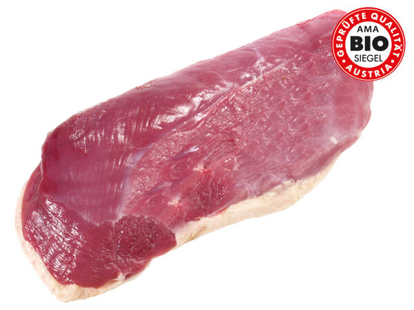 Frisches Bio-Entenfilet