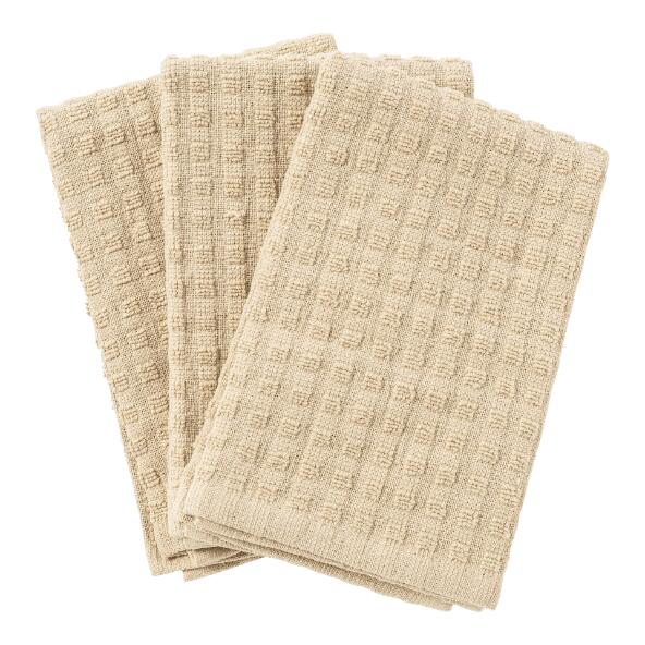 TWIDO HOUSEHOLD(R) 				Lavettes en coton, 3 pcs