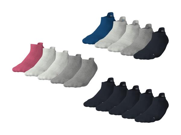 Socquettes de sport, set de 5 paires