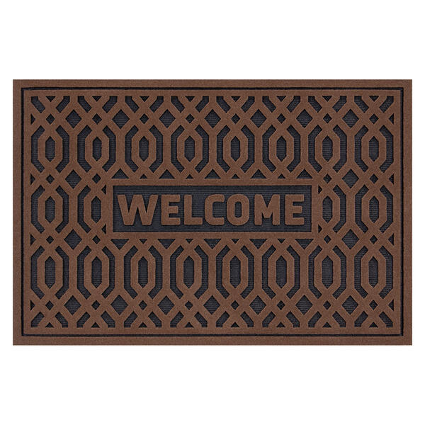Belavi Brown Welcome All Seasons Doormat - 24" X 36"