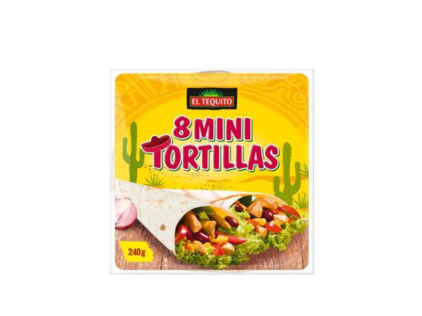 8 mini Tortillas