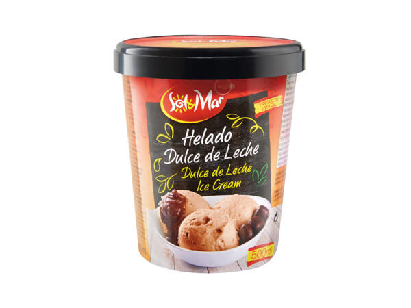 Dulce de leche glass