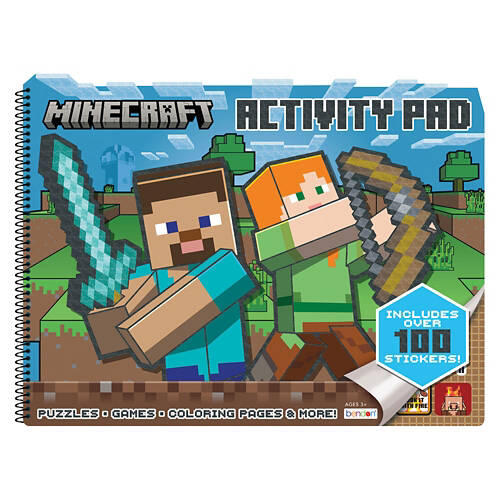 Kids Storybook & Activity Pad- Minecraft