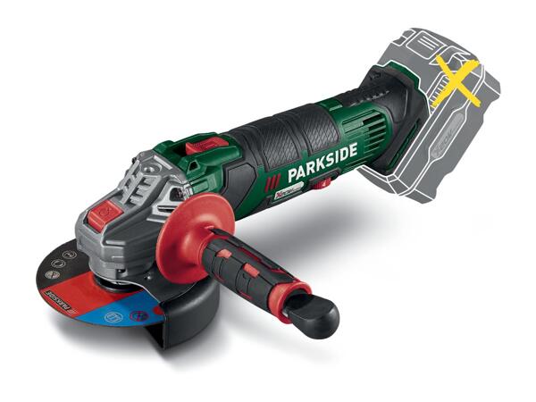 Parkside 20V Cordless Angle Grinder - Bare Unit