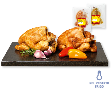 Pollo nel sacchetto da forno alla paprica/all'aglio