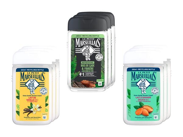 Gels douche Le Petit Marseillais, pack de 3