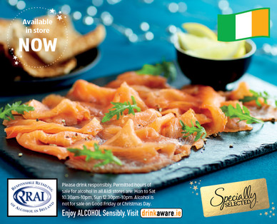 Specially Selected Irish Whiskey Smoked Salmon