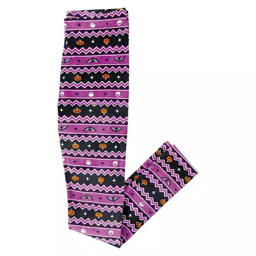 Ladies Halloween Ultra Plush Legging - Fairisle, M