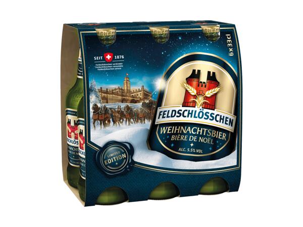 Bière de Noël Feldschlösschen (action valable uniquement en Suisse alémanique)