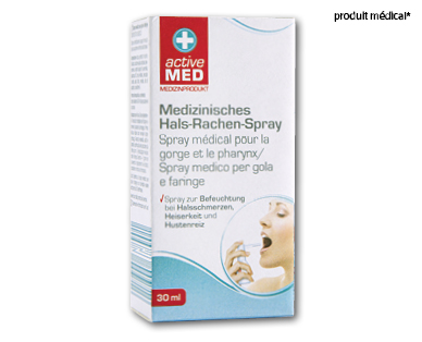 Spray médical pour la gorge ACTIVE MED