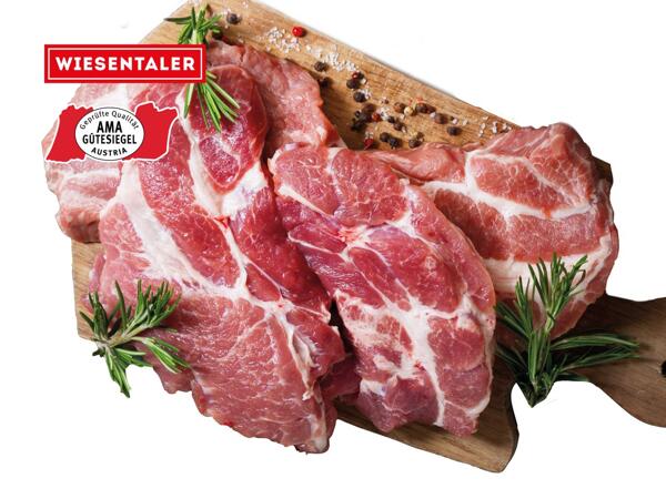 Frische Schopfsteaks