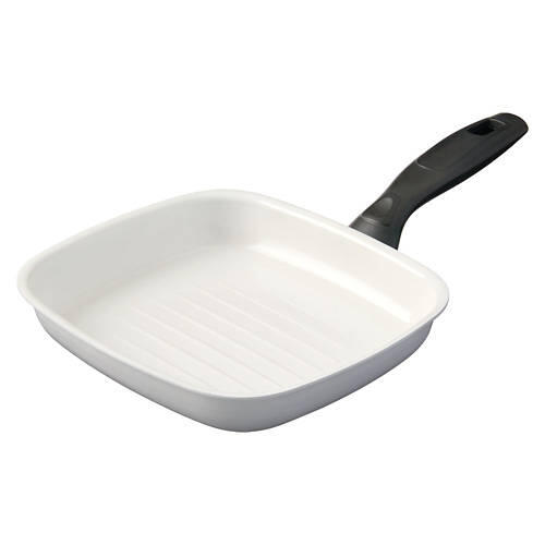 Mini Ceramic Grill Pan, Grey